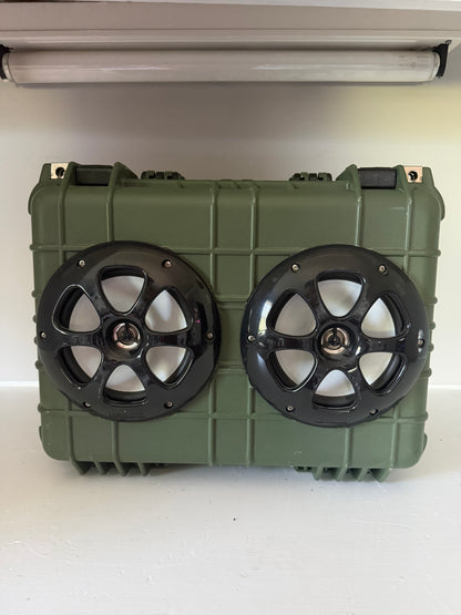 Fully Waterproof Custom Apache Case Dual 6.5 Speaker | Built & Shipped in Under a Week
